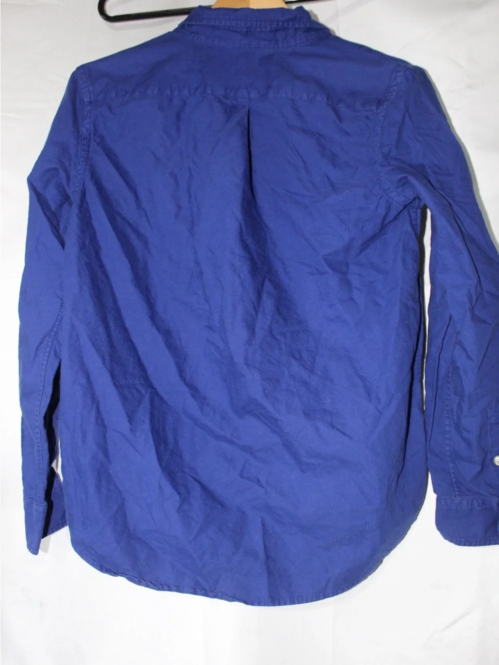 Ralph Lauren Blue Long-Sleeve Casual Button-Down Shirt 100% cotton L 14/16